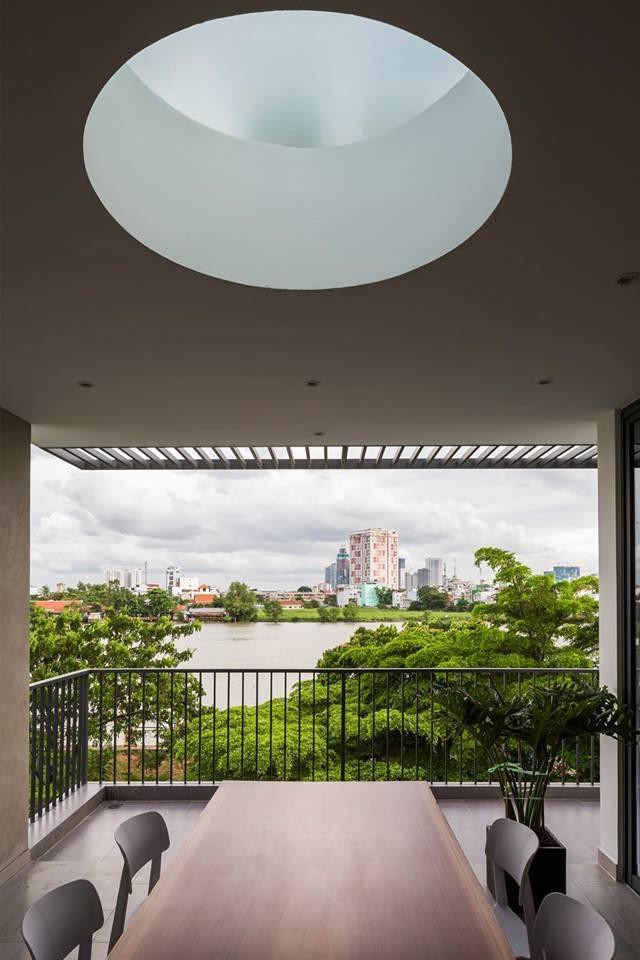 Ngôi nhà có tầm nhìn thẳng ra sông Sài Gòn với thiết kế mộc mạc nhưng sự tiện nghi thì không chê vào đâu được - Ảnh 10.