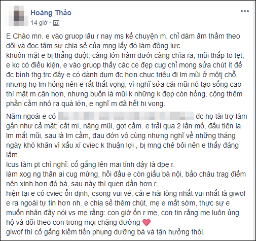 Cô gái từng có gương mặt thẳng đuột lột xác thành mỹ nữ: Mình đã từng mặc cảm, 25 năm không biết yêu là gì! - Ảnh 1.