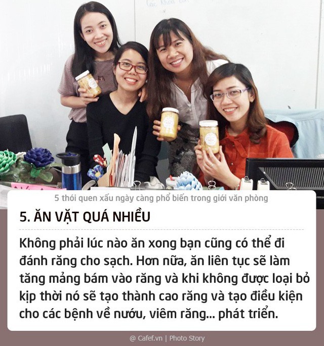 5 thói quen xấu ngày càng phổ biến trong giới văn phòng: Từ bỏ ngay nếu không muốn “tự tay” hủy hoại sức khỏe - Ảnh 5.