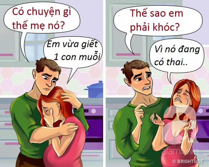 H&agrave;i hước m&agrave; ch&acirc;n thực, bộ tranh phản &aacute;nh 9 th&aacute;ng mang thai vốn dĩ &ldquo;kh&ocirc;ng như l&agrave; mơ&rdquo; với c&aacute;c mẹ bầu - Ảnh 9.