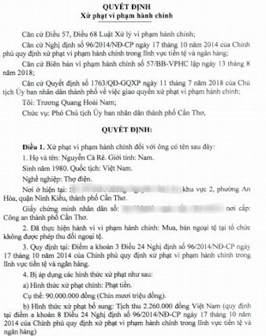 Công an Cần Thơ họp báo, khẳng định không gài bẫy vụ đổi 100 USD, phạt 270 triệu đồng - Ảnh 5.