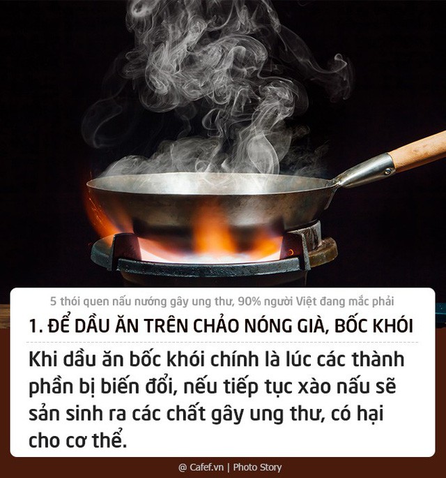 5 thói quen nấu nướng gây ung thư, 90% người Việt đang mắc phải: Thay đổi ngay nếu không muốn con cái cũng phải chịu nạn! - Ảnh 1.