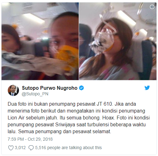 Thực hư những bức ảnh ghi lại khoảnh khắc hành khách nháo nhào sợ hãi trên chuyến bay định mệnh Lion Air JT610 - Ảnh 4.