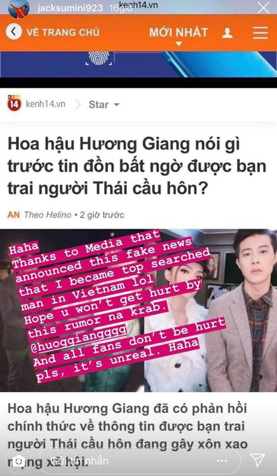 Phản ứng của mỹ nam The Face Thái khi bị hiểu lầm vừa cầu hôn Hương Giang? - Ảnh 2.