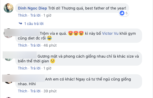 Vợ chồng Victor Vũ và Đinh Ngọc Diệp lần đầu khoe ảnh con trai cưng, cư dân mạng hết lời khen con trai giống bố - Ảnh 2.