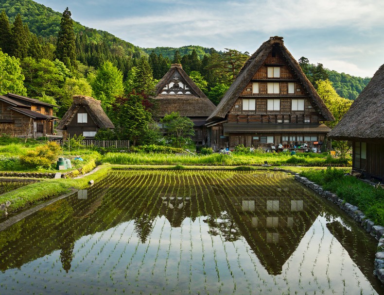 Những ngôi nhà an yên đẹp tựa tranh vẽ ở vùng nông thôn Nhật