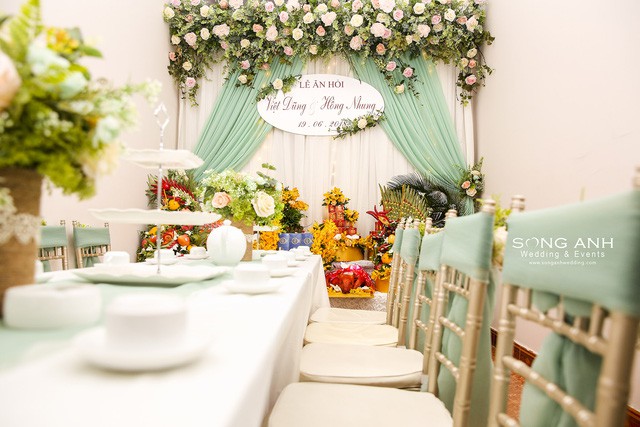 Song Anh Wedding: Phù thủy decor tiệc cưới Hà Thành - Ảnh 8. Song Anh Wedding: Phù thủy decor tiệc cưới Hà Thành - Ảnh 8.