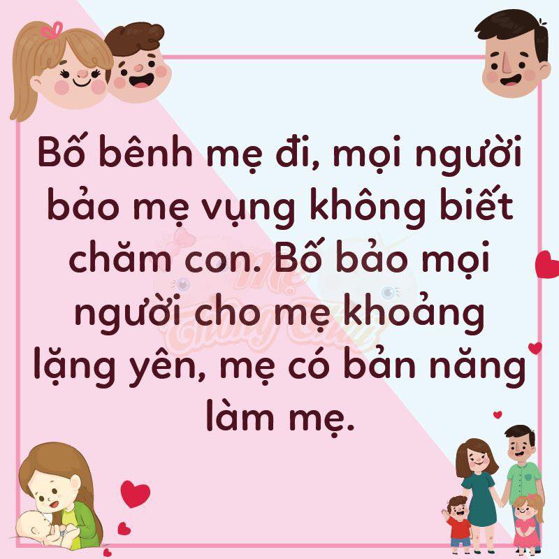 Bố b&ecirc;nh mẹ đi - bộ tranh chạm đến nỗi l&ograve;ng thầm k&iacute;n của c&aacute;c mẹ bỉm khi nu&ocirc;i con giữa bốn bề gươm đao - Ảnh 4.