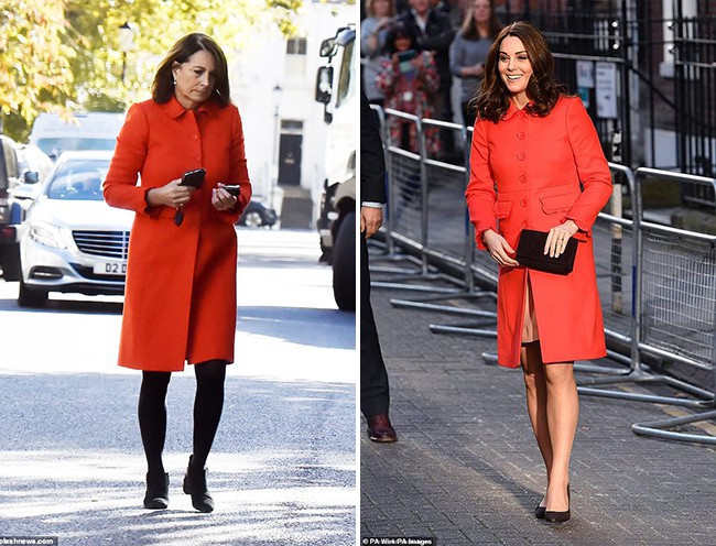 “Con nào mẹ nấy”: đến mẹ đẻ của Công nương Kate Middleton cũng mê mẩn style và diện y như con gái - Ảnh 5.