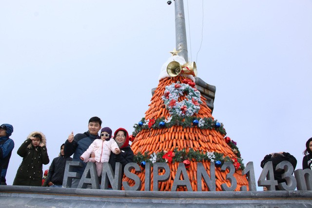 Du khách đổ lên Fansipan chiêm ngưỡng phiên bản Việt của “cây thông Noel đẹp nhất châu Âu” - Ảnh 5.