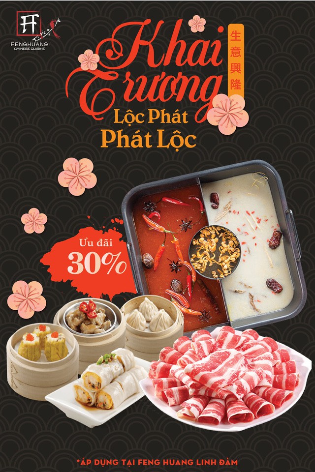 Khai trương nhà hàng Fenghuang Linh Đàm – Ưu đãi 30% buffet lẩu và dimsum - Ảnh 1.
