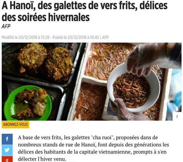 Món ngon mùa đông Hà Nội xuất hiện lung linh trên báo Pháp nhưng nhiều người vẫn không dám ăn vì lý do này - Ảnh 1.