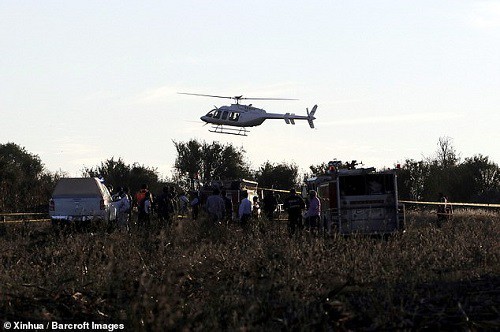 Hiện trường vụ rơi trực thăng khiến nữ Thống đốc Mexico thiệt mạng - Ảnh 5.