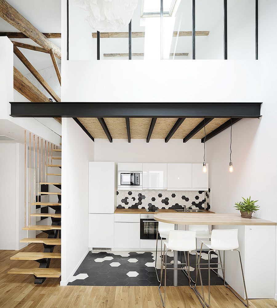 Nhà bếp dưới gác lửng - giải pháp hoàn hảo cho một ngôi nhà cần tiết kiệm không gian tối đa - Ảnh 9.