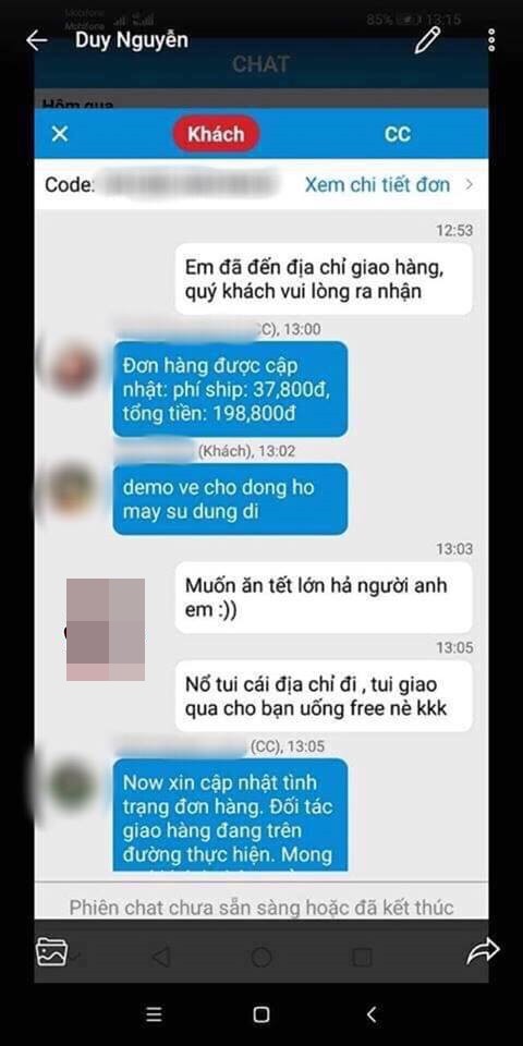 Thanh niên chơi lớn, đặt trà sữa của loạt cửa hàng xong bỏ boom, còn nhắn với shipper: Mang về cho dòng họ dùng đi! - Ảnh 2.