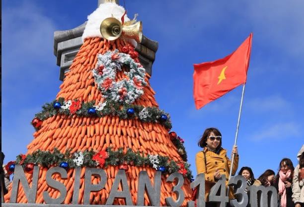 Tới Lễ hội mùa đông Fansipan, chiêm ngưỡng phiên bản khác của “Cây thông đẹp nhất châu Âu” - Ảnh 4.