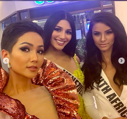 Diện váy phá cách trong dạ tiệc Miss Universe 2018, HHen Niê nhận được mưa lời khen vì đôi chân cực phẩm - Ảnh 4.