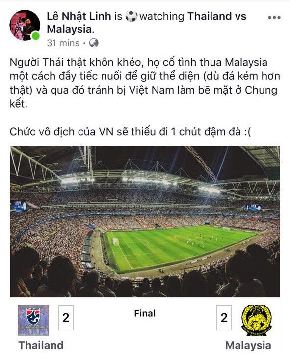 Thái Lan thất bại, dân mạng sướng rơn khi đường tới cúp vô địch AFF Cup của Việt Nam rộng mở - Ảnh 2.