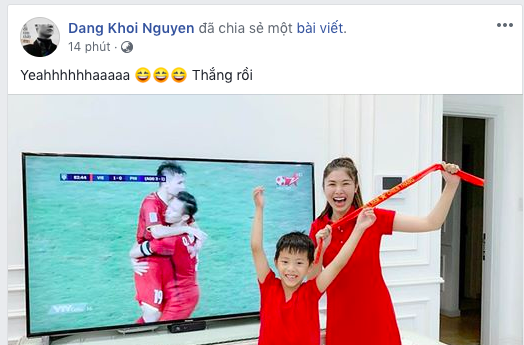 Đặng Thu Thảo, Phạm Quỳnh Anh...cùng dàn sao Việt ngất ngây hạnh phúc trước chiến thắng của đội tuyển Việt Nam - Ảnh 9.