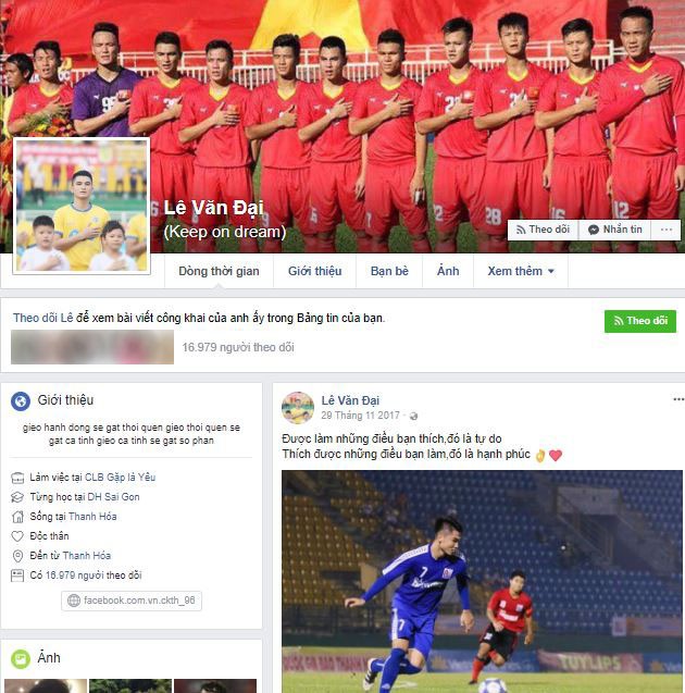 Ngay sau chiến thắng, profile của các cầu thủ U23 được chia sẻ liên tục, facebook cá nhân cũng tăng follow ầm ầm - Ảnh 32.