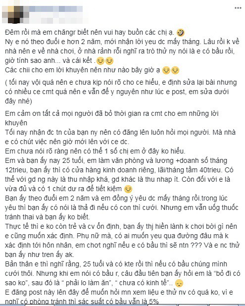 Bạn trai từng nói: “Thả đi, có bầu rồi cưới”, cô nàng thử lòng bằng tin nhắn có thai và cái kết đắng ngắt - Ảnh 1.