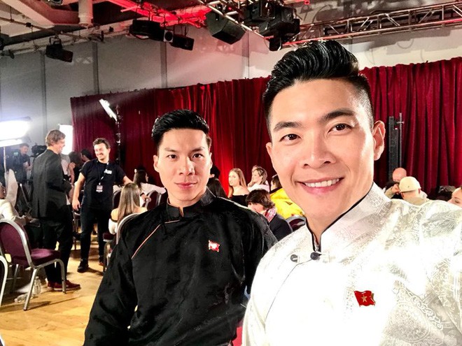 Hoàng tử xiếc Quốc Cơ - Quốc Nghiệp diện áo dài Việt tại Britains Got Talent - Ảnh 3. Hoàng tử xiếc Quốc Cơ - Quốc Nghiệp diện áo dài Việt tại Britains Got Talent - Ảnh 3.