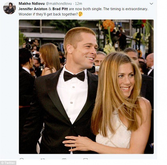 Chuyện hậu ly hôn: Fan mong Jennifer Aniston tái hợp Brad Pitt, chồng trẻ Justin dọn đồ ra đi - Ảnh 2. Chuyện hậu ly hôn: Fan mong Jennifer Aniston tái hợp Brad Pitt, chồng trẻ Justin dọn đồ ra đi - Ảnh 2.