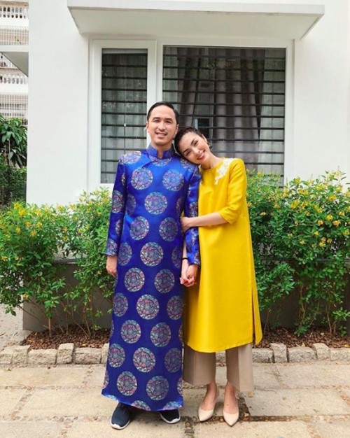 Tuyển tập 10 tà áo dài đẹp ngất ngây của mỹ nhân Việt trong Tết Mậu Tuất - Ảnh 9.