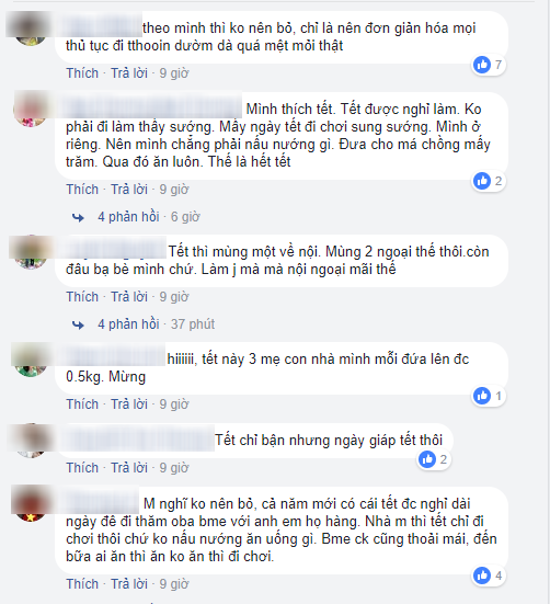 Cả mùa Tết ngày nào cũng tay xách nách mang, chạy về nội về ngoại phụ nấu nướng dọn dẹp, mẹ trẻ này than thở đòi bỏ Tết đi - Ảnh 4.