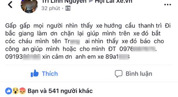 Hà Nội: Thực hư chiếc xe Lacetti bắt cóc cô gái đi về hướng Bắc Giang - Ảnh 1.