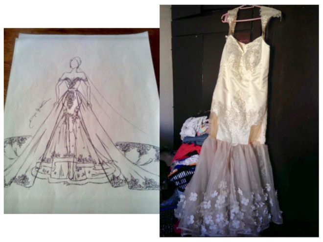 Tin tưởng nhờ bạn may váy cưới với giá 15 triệu đồng, cô dâu tá hỏa khi nhận được sản phẩm ngoài sức tưởng tượng - Ảnh 1.