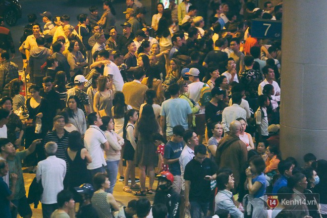 Hàng nghìn người vật vờ lúc nửa đêm ở sân bay Tân Sơn Nhất đón Việt kiều về quê ăn Tết Mậu Tuất - Ảnh 3.