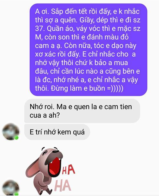 Các chị thi nhau nhắn tin theo trào lưu đòi quà sắp Tết rồi, em sợ anh quên, và đây là phản ứng của các anh chồng - Ảnh 8.