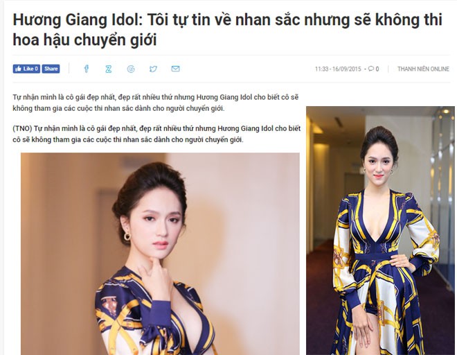 Từng tuyên bố không đi thi Hoa hậu chuyển giới, 3 năm sau Hương Giang Idol lại bất ngờ làm nên lịch sử - Ảnh 1.
