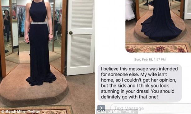 Cô gái chụp ảnh mặc váy sang trọng rồi gửi nhầm cho ông bố 6 con, phản ứng của anh khiến cộng đồng mạng dậy sóng - Ảnh 1.