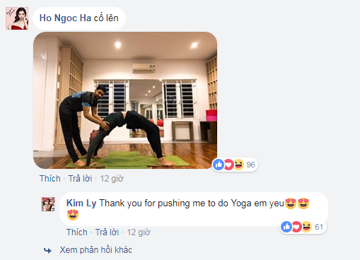 Cuối cùng, Kim Lý đã được Hồ Ngọc Hà gạ gẫm tập Yoga - Ảnh 2.