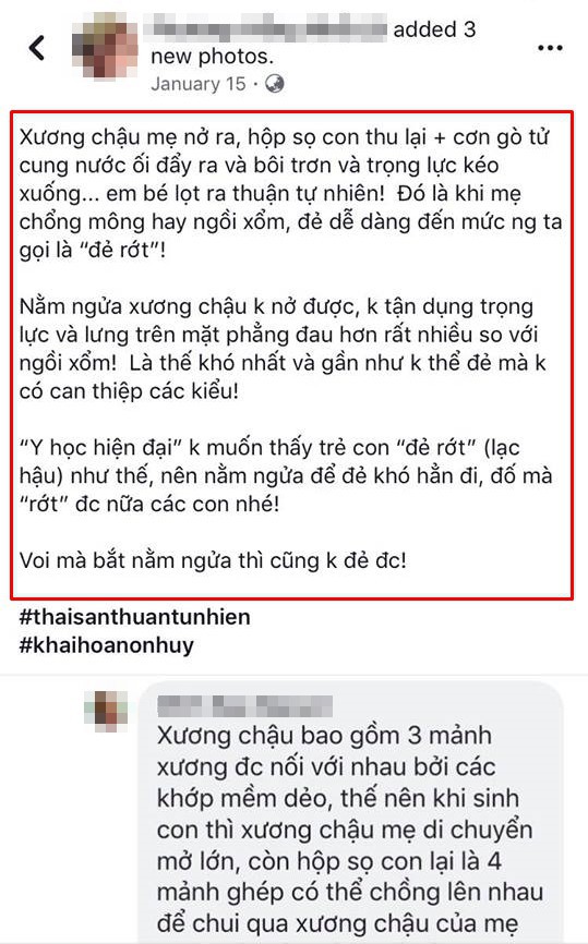 Sốc trước những bình luận từ tài khoản facebook tư vấn sinh thuận tự nhiên: Mấy con kia đẻ sao, con người đẻ vậy! - Ảnh 7.