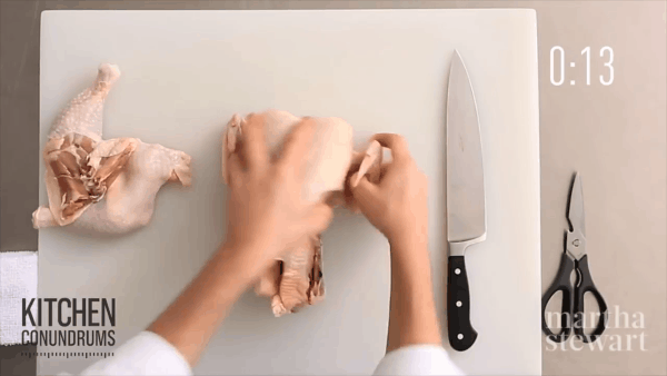 Less than 1 minute with 2 basic tools you can cut the whole chicken into 8 pieces! - Picture 4.
