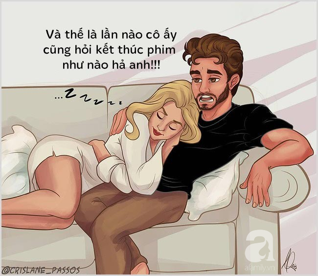 Tan chảy trước bộ tranh lột tả cuộc sống thực của đôi vợ chồng trẻ sau khi kết hôn - Ảnh 4.