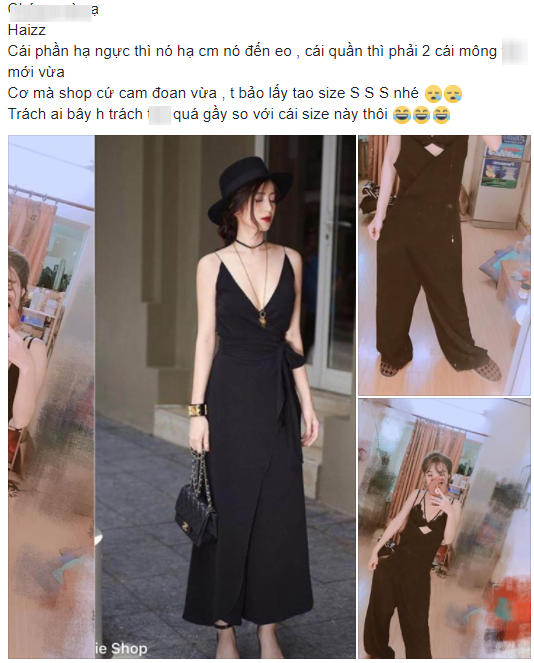 Đặt mua váy hot girl trên mạng, cô gái cao gần 1m6 kêu trời vì được ship cho bao tải, ngực tụt đến tận eo - Ảnh 1.