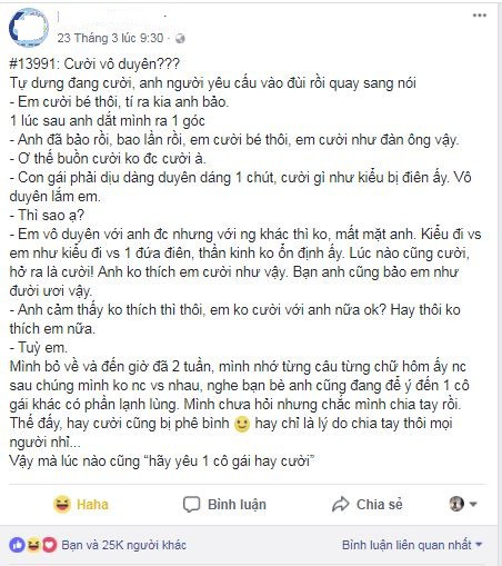 Mặc quần lót ren, cười quá nhiều, tô son đỏ… những pha chia tay “củ chuối nhất quả đất” nổi tiếng MXH - Ảnh 1.