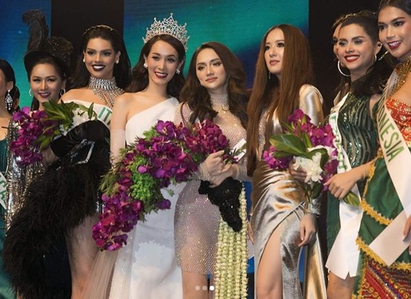 Cao Thái Sơn, Lý Minh Châu... phấn khích trước chiến thắng của Hương Giang Idol tại Bán kết Hoa hậu chuyển giới quốc tế - Ảnh 1.