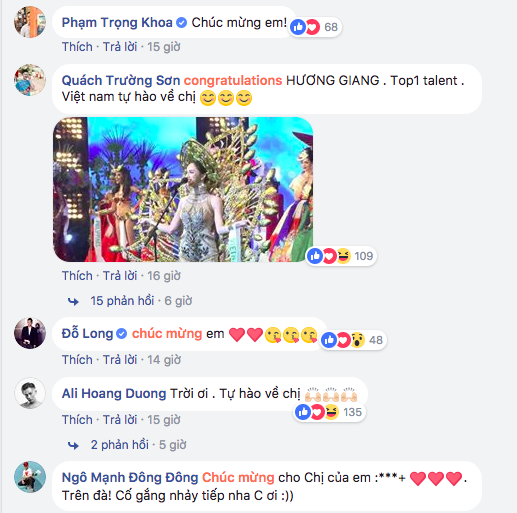 Cao Thái Sơn, Lý Minh Châu... phấn khích trước chiến thắng của Hương Giang Idol tại Bán kết Hoa hậu chuyển giới quốc tế - Ảnh 3.