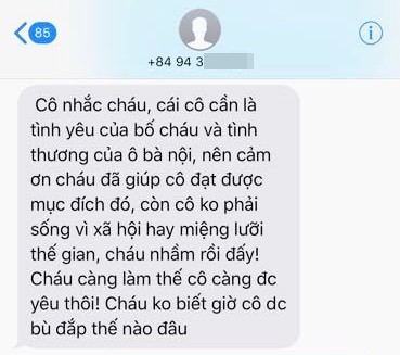 Chị em sốc với bồ nhí giật chồng còn gửi ảnh trêu tức vợ nhân tình, tự đắc vì sinh được con trai? - Ảnh 3.