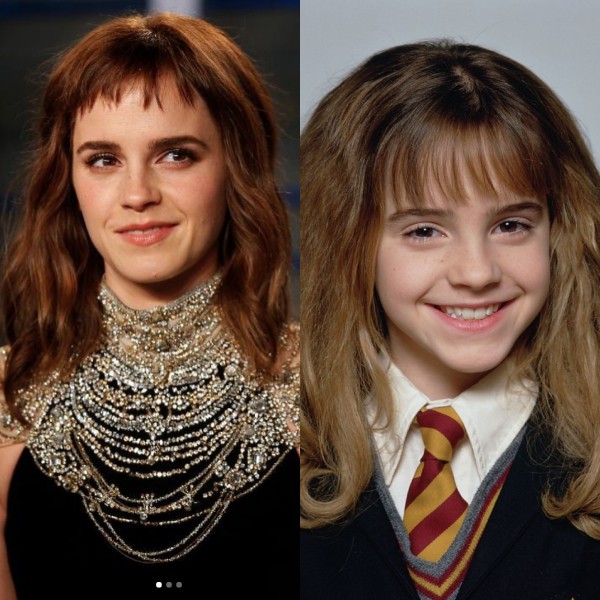 Đổi gió với tóc mái nham nhở, tưởng trẻ hơn nhưng Emma Watson lại bị dìm nhan sắc thực sự - Ảnh 3.
