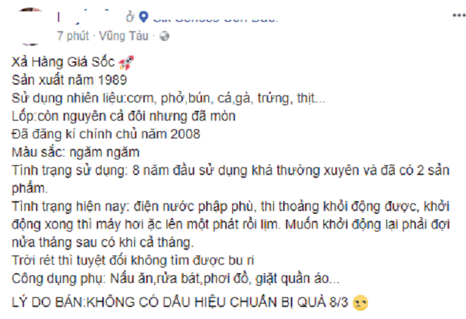 Sắp 8/3 rồi, anh em không mau chuẩn bị quà tặng vợ thì cứ liệu hồn bị đem đi “rao bán” như thế này đây - Ảnh 2.