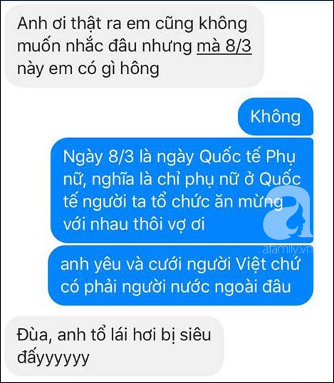 Chuyện muôn thuở dịp 8/3: Tặng quà thì bị mắng, không tặng lại bị dỗi, các chị muốn cánh đàn ông sống sao? - Ảnh 6.