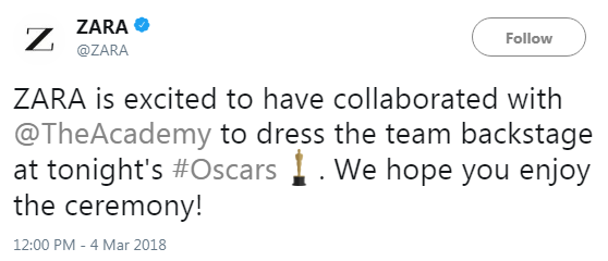Ngạc nhiên chưa: Giữa đại tiệc thời trang xa xỉ của Oscar 2018, có tới 150 người diện đồ của thương hiệu Zara - Ảnh 3.