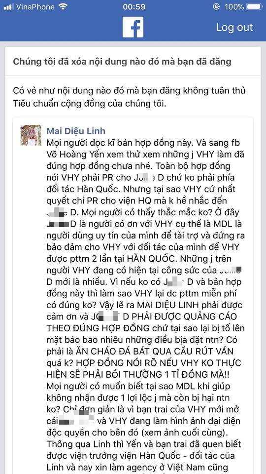 Á khôi doanh nhân Mai Diệu Linh tung bằng chứng tố Võ Hoàng Yến nói dối - Ảnh 3.