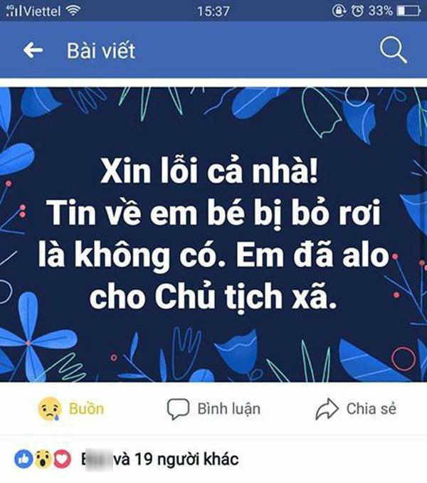 Nghệ An: Thông tin bé gái 8 tháng tuổi bị bỏ rơi trong thùng carton hoàn toàn là bịa đặt - Ảnh 3.